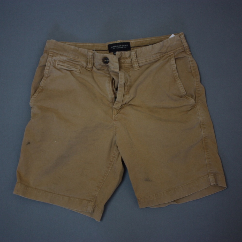 Mens Khaki Shorts